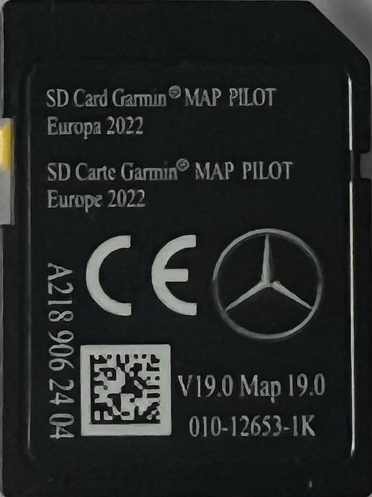 Mercedes Garmin Map Pilot sd